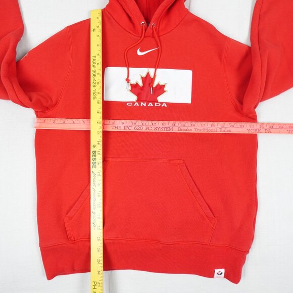 NIKE Team Canada Hoodie Adult Large Embroidered Molson Canadian Hockey Shirt - Picture 11 of 13